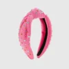Diadema Sweet Wink con strass color frambuesa