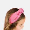 Diadema Sweet Wink con strass color frambuesa