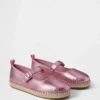 Espadrillas Mary Jane metalizadas para niños