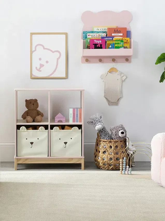 Estante de pared babyGap Brannan Bear con 4 ganchos