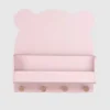 Estante de pared babyGap Brannan Bear con 4 ganchos
