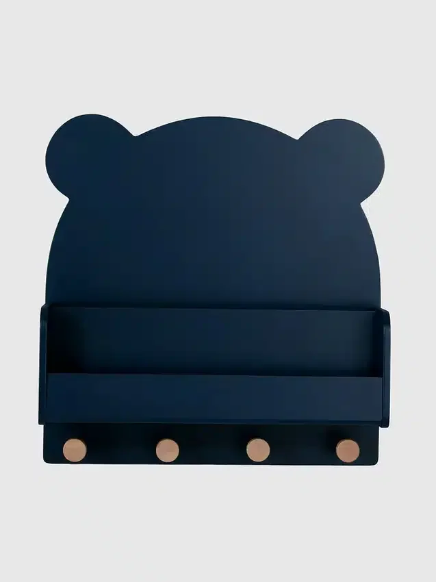 Estante de pared babyGap Brannan Bear con 4 ganchos