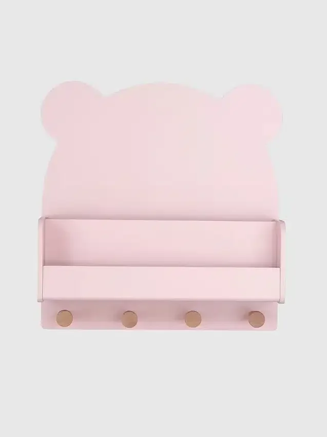 Estante de pared babyGap Brannan Bear con 4 ganchos