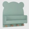 Estante de pared babyGap Brannan Bear con 4 ganchos