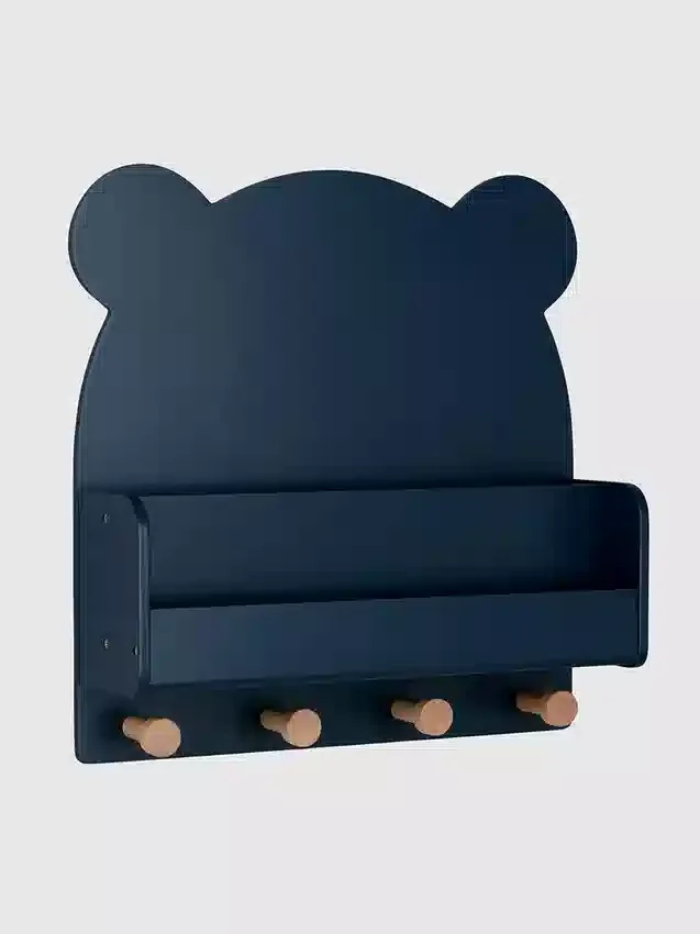 Estante de pared babyGap Brannan Bear con 4 ganchos