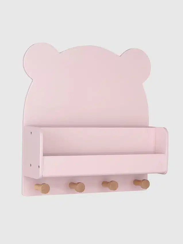 Estante de pared babyGap Brannan Bear con 4 ganchos