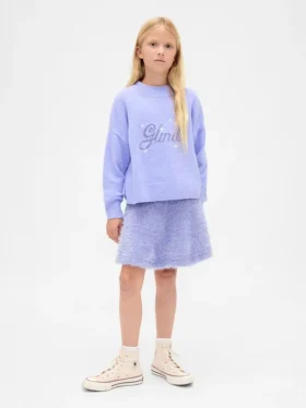 Falda de jerséu infantil «Wicked Tinsel Eyelash»