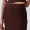Falda larga de jersey