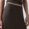 Falda larga de jersey