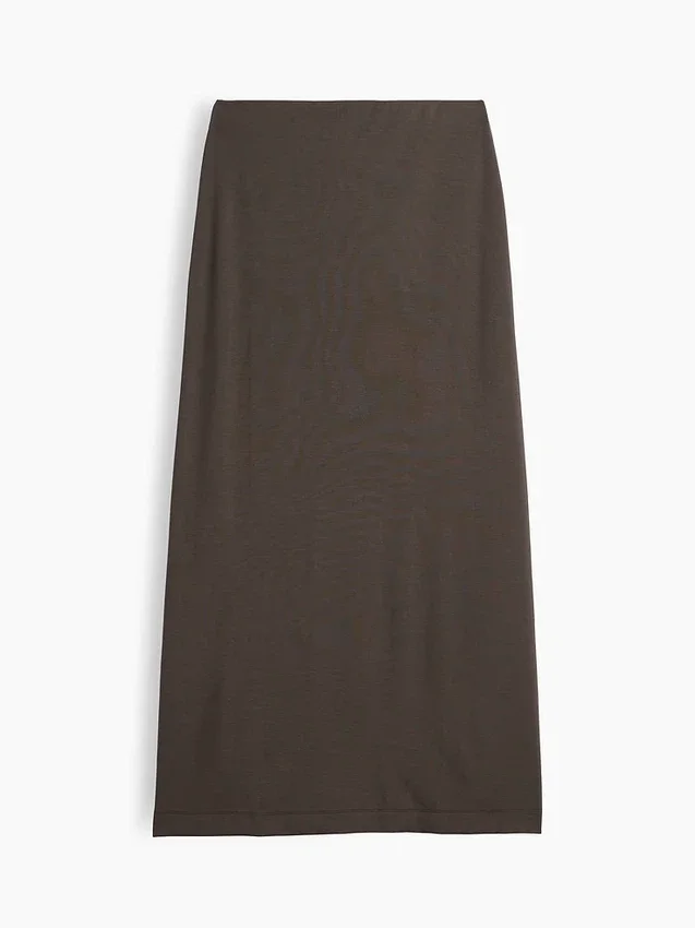 Falda larga de jersey