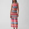 Falda larga transparente con rayas alegres de Gapstudio
