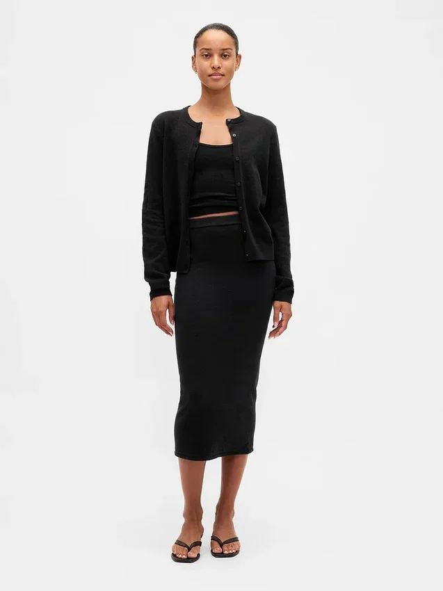 Falda midi elástica CashSoft