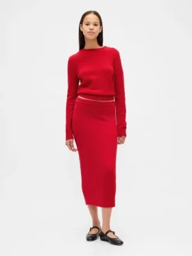 Falda midi elástica CashSoft