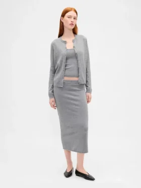 Falda midi elástica CashSoft