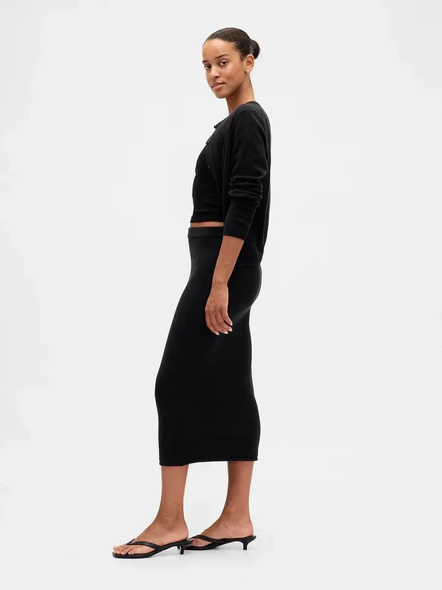 Falda midi elástica CashSoft