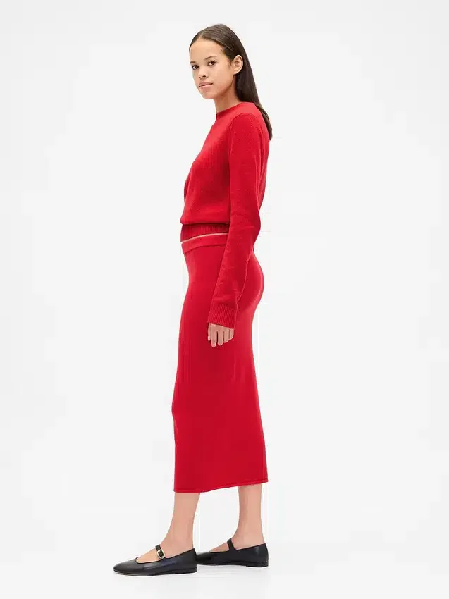 Falda midi elástica CashSoft