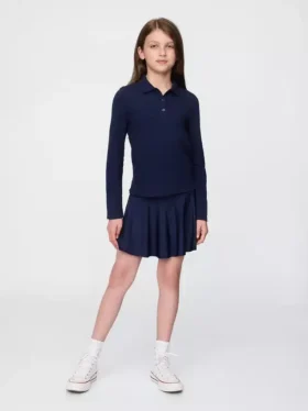Faldapantalón fácil para uniforme infantil