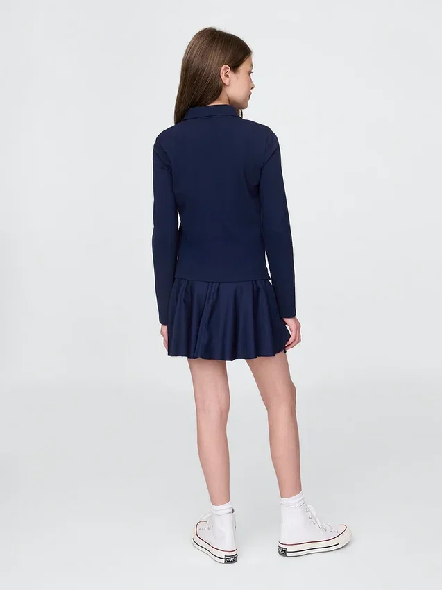 Faldapantalón fácil para uniforme infantil