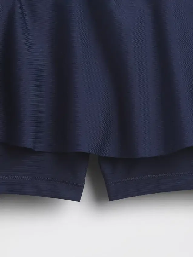 Faldapantalón fácil para uniforme infantil