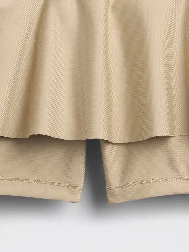 Faldapantalón fácil para uniforme infantil