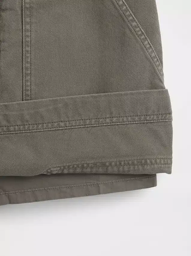 Faldapantalón utilitario mini de talle alto
