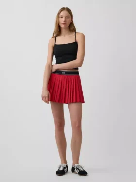 Faldilla deportiva plisada GapFit Tech