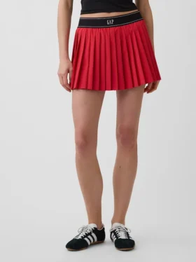 Faldilla deportiva plisada GapFit Tech