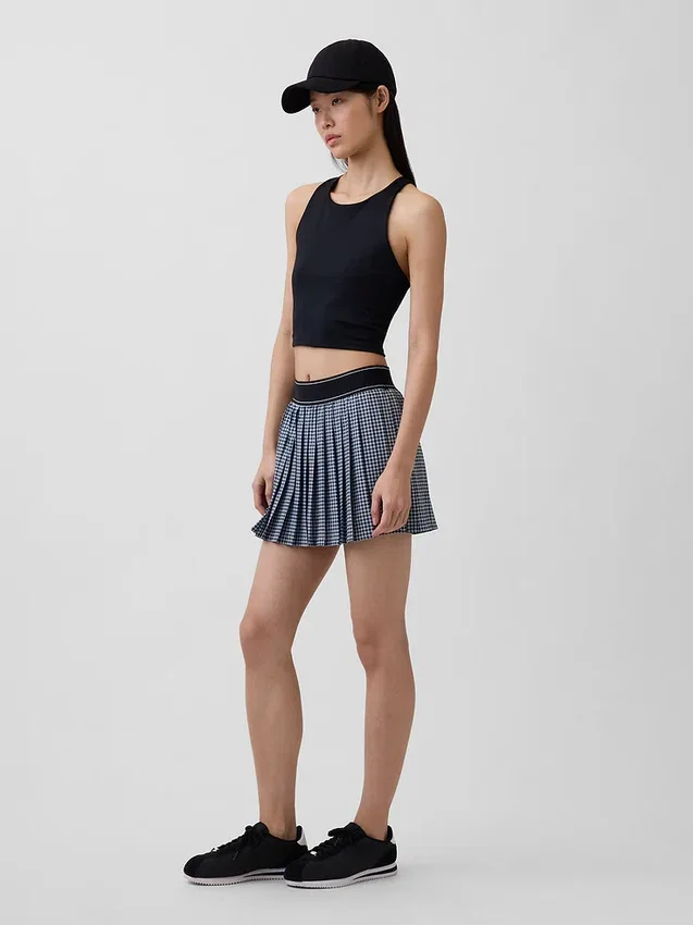 Faldilla deportiva plisada GapFit Tech