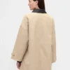Gabardina oversize de sarga