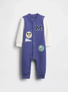 GAP × Disney Baby Vintagesoft Varsity Monos