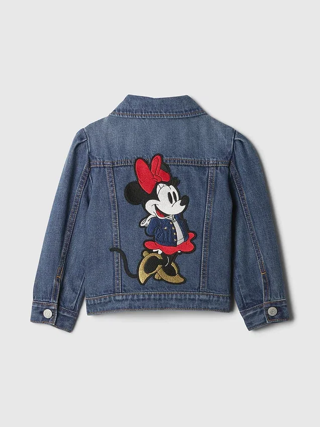GAP × Disney Bebé y Niño Chaqueta de mezclilla Minnie Mouse Icon