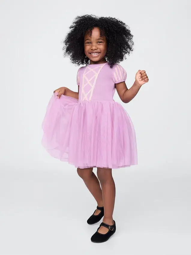GAP × Disney Bebé y Niño Vestido de tul de Rapunzel
