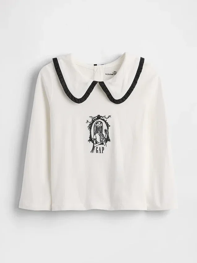 GAP × Disney: Camiseta estilo marinero para Bebé y Niño de «La pesadilla antes de Navidad» de Tim Burton