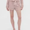 Gap × Summer Fridays: Pantalones cortos de pijama de franela a rayas
