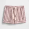 Gap × Summer Fridays: Pantalones cortos de pijama de franela a rayas