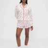 GAP × Summer Fridays: Pantalones cortos de pijama de popelín con estampado «Kiss»