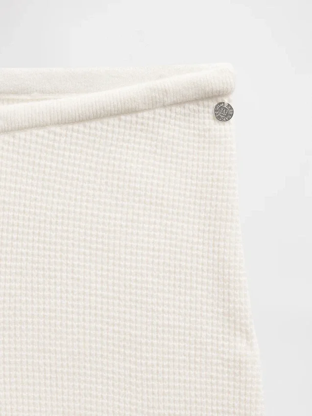 Gap × Summer Fridays: Pantalones de corte bootcut de tejido waffle CashSoft