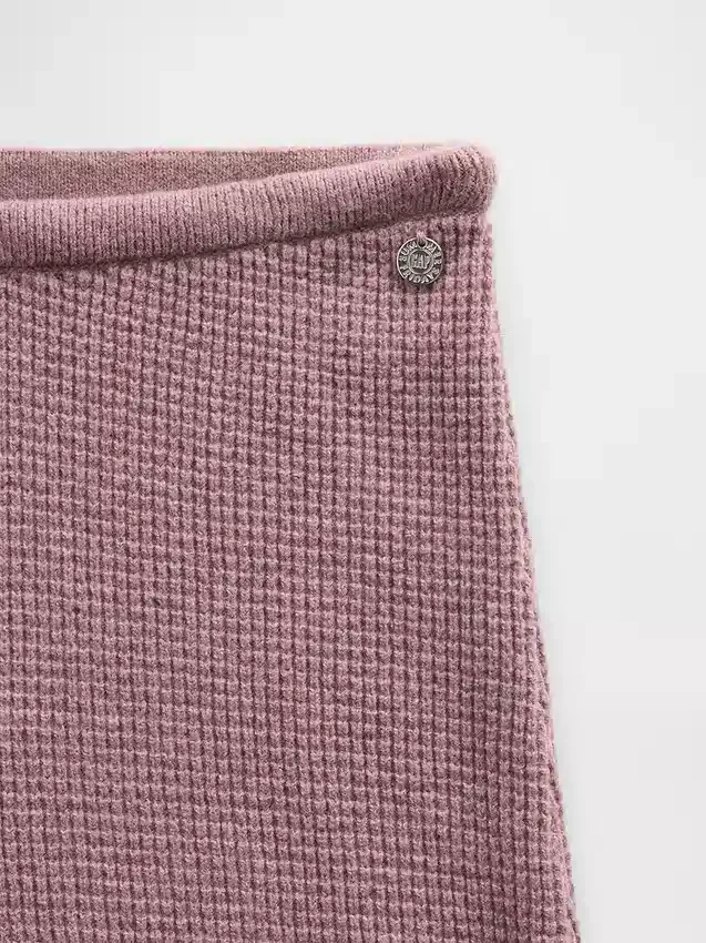Gap × Summer Fridays: Pantalones de corte bootcut de tejido waffle CashSoft