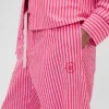 Gap × Summer Fridays: Pantalones de pijama holgados de popelín a rayas