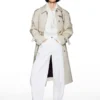 Vaqueros de talle alto con corte arqueado de GAP × Victoria Beckham