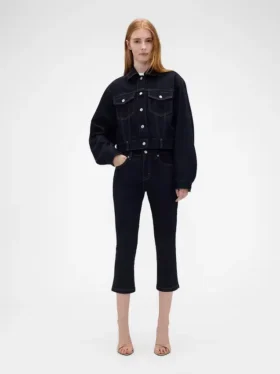 GAP × Victoria Beckham: vaqueros capri de talle bajo