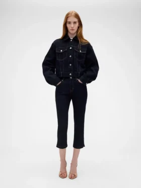 GAP × Victoria Beckham: vaqueros capri de talle bajo