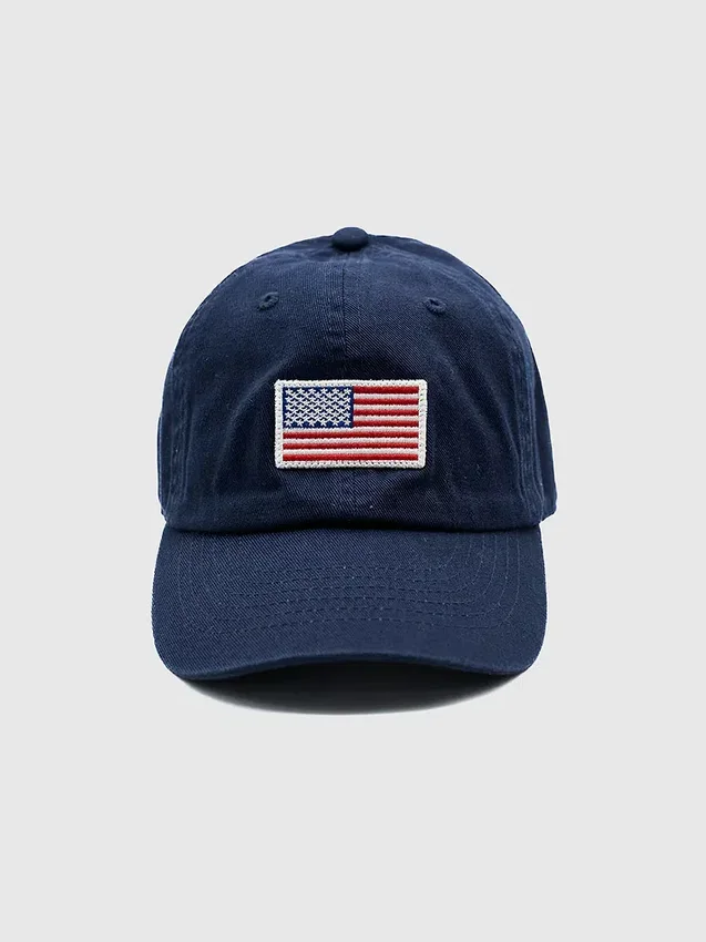 Gorra de béisbol con bandera para niños y bebés de Rey to Z