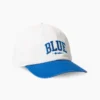Gorra de béisbol con logotipo azul