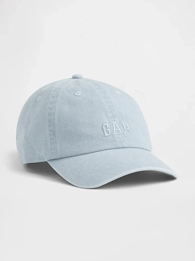 Gorra de béisbol con logotipo lavado
