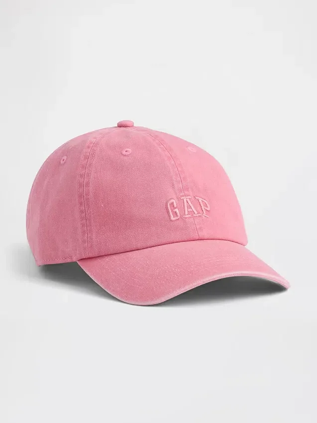 Gorra de béisbol con logotipo lavado