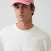Gorra de béisbol con logotipo lavado