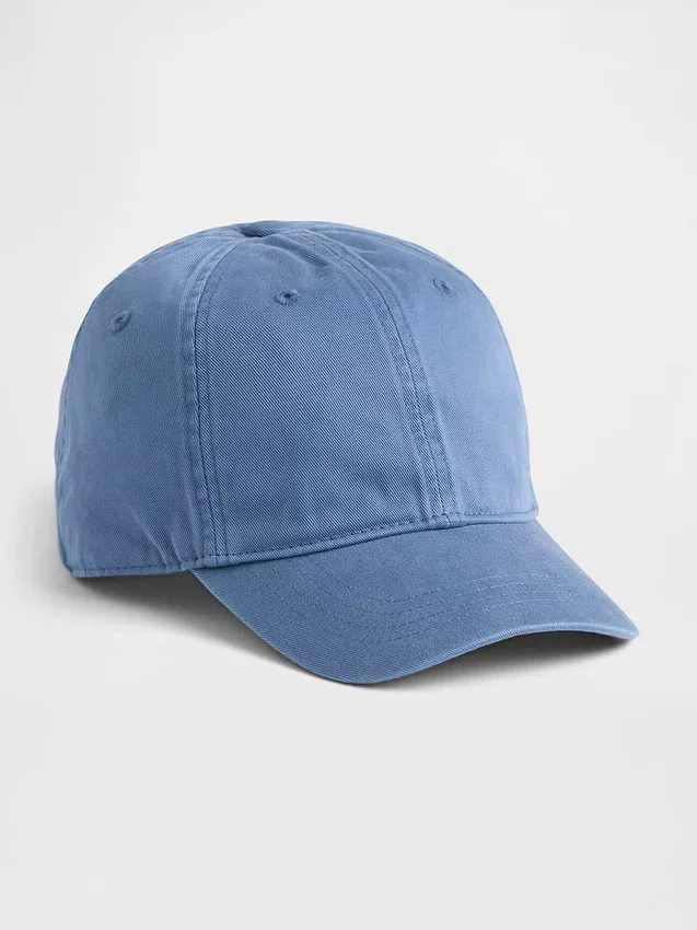 Gorra de béisbol de algodón orgánico para niños