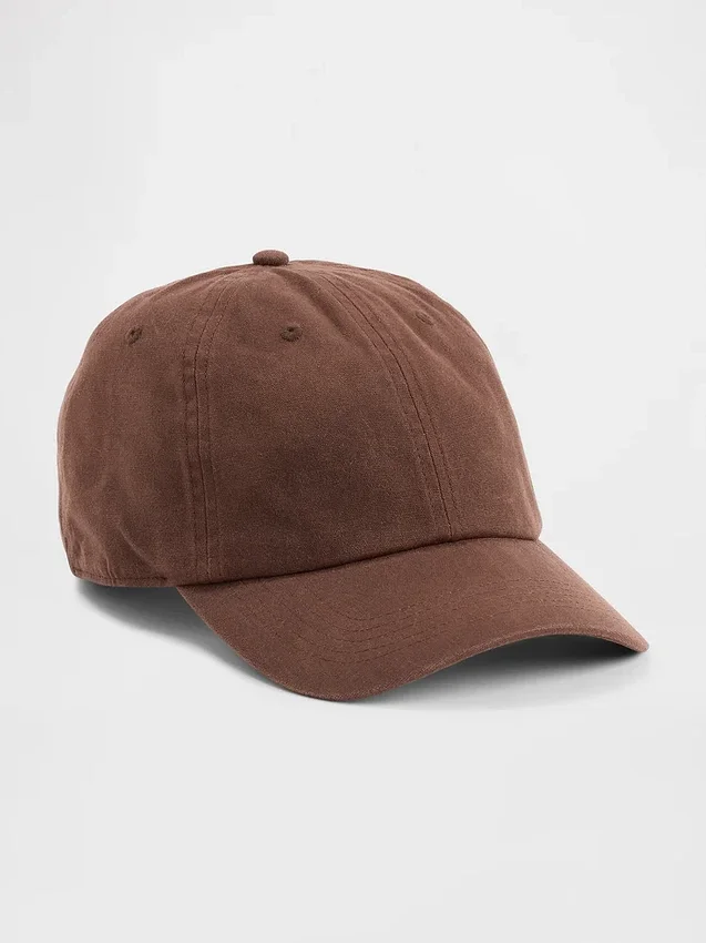 Gorra de béisbol de lona encerada
