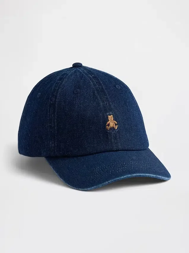 Gorra de béisbol de mezclilla con el oso Brannan